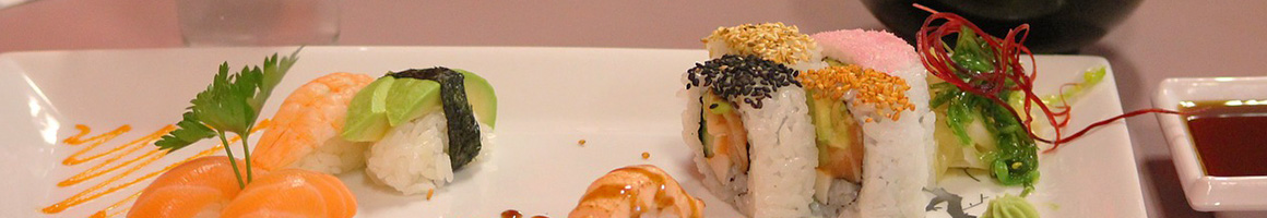Eating Japanese at Midori's Japanese Hibachi restaurant in Greensboro, NC.